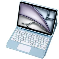 Etui do tabletów - Etui z klawiaturą Bluetooth touchpad do iPad Air 11 Gen6 (Niebieskie) - miniaturka - grafika 1