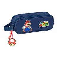 Piórniki - Piórnik Podwójny Super Mario Trick Czerwony Ciemnoniebieski 21 x 8 x 6 cm - miniaturka - grafika 1
