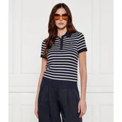 Swetry damskie - Tommy Hilfiger Polo | Regular Fit - miniaturka - grafika 1