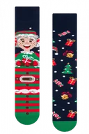 Skarpetki damskie - More Elf 078-A048 Granatowe skarpetki damskie - miniaturka - grafika 1