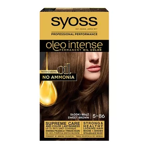Syoss Oleo Intense 5-86 słodki brąz - Farby do włosów i szampony koloryzujące - miniaturka - grafika 1