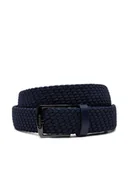 Paski - Calvin Klein Pasek Męski Ck Casual Elastic Braided 35Mm K50K512839 Granatowy - miniaturka - grafika 1