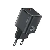 Ładowarki do telefonów - USAMS Ład. siec. 1xUSB-C PD20W (only head) PD3.0 Fast Charging czarny/black X-ron Series CC183TC01 (US-CC183) - miniaturka - grafika 1