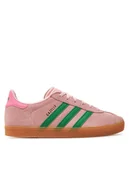 Buty dla dziewczynek - adidas Sneakersy Gazelle J JP7128 Różowy - miniaturka - grafika 1