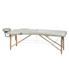 Beauty System Stół do masażu i rehabilitacji BS-523 Szary BS-523/GREY - Stoły i łóżka do masażu - miniaturka - grafika 1