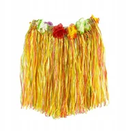 Dodatki do strojów karnawałowych - Spódnica HAWAJSKA złota kolorowa bal karnawał 40cm - miniaturka - grafika 1