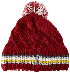 Sterntaler Dziewczęca czapka dzianinowa romby czapka, ciemnoczerwony, 55 cm - Czapki damskie - miniaturka - grafika 1
