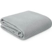 Narzuty - Narzuta EUROFIRANY Len 3 170 x 210 cm Srebrny - miniaturka - grafika 1