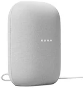 Głośniki przenośne - Google Nest Audio Chalk - Assistant, Oval, Baltas, Plastic, - miniaturka - grafika 1