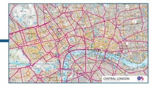 Lifeventure Ręcznik SOFTFIBRE OS MAP TOWEL Central London - Ręczniki - miniaturka - grafika 1