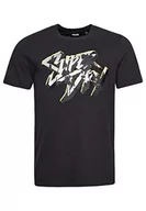Koszulki męskie - Superdry Koszulka męska z nadrukiem, Blackboard, 3XL - miniaturka - grafika 1