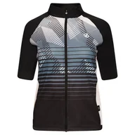 Koszulki sportowe damskie - Damska koszulka kolarska Dare 2b AEP Prompt Jersey Rozmiar: L / Kolor: czarny - miniaturka - grafika 1