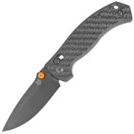 Noże - Nóż składany Fox Anzu Carbon Fiber 3K, Black PVD MagnaCut by Les George (FX-560 CFOR) - miniaturka - grafika 1