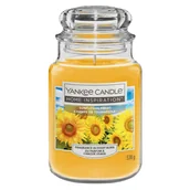 Świece - Yankee Candle Świeca Home Inspiration Sunflower Fields duży słoik 538 g - miniaturka - grafika 1
