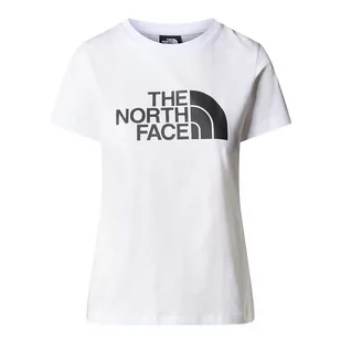 Koszulka The North Face Easy 0A87N6FN41 - biała - Koszulki i topy damskie - miniaturka - grafika 1
