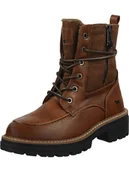 Botki damskie - Mustang Botki w kolorze jasnobrązowym - miniaturka - grafika 1