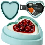 Formy do ciast - FORMA FOREMKA SILIKONOWA SERCE PIECZENIE CIAST DESERÓW TORT 3D MONOPORCJE - miniaturka - grafika 1