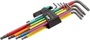 Wera zestaw kluczy 967/9 TX XL MultiColour 1 Kąt, długie, 9, 9-częściowy 05024480001 - Zestawy narzędziowe - miniaturka - grafika 3
