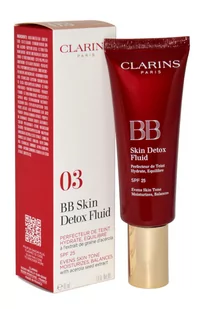 Clarins, krem Bb Skin Detox Fluid 03 Dark 45 ml - Kremy BB - miniaturka - grafika 1