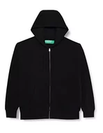 Kurtki męskie - United Colors of Benetton Kurtka męska C/CAPP M/L 3j73u5006 bluza z kapturem, czarna 100, S - miniaturka - grafika 1