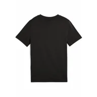 Odzież sportowa dziecięca - Młodzieżowa koszulka ESS z logo No. 1 PUMA Black - miniaturka - grafika 1