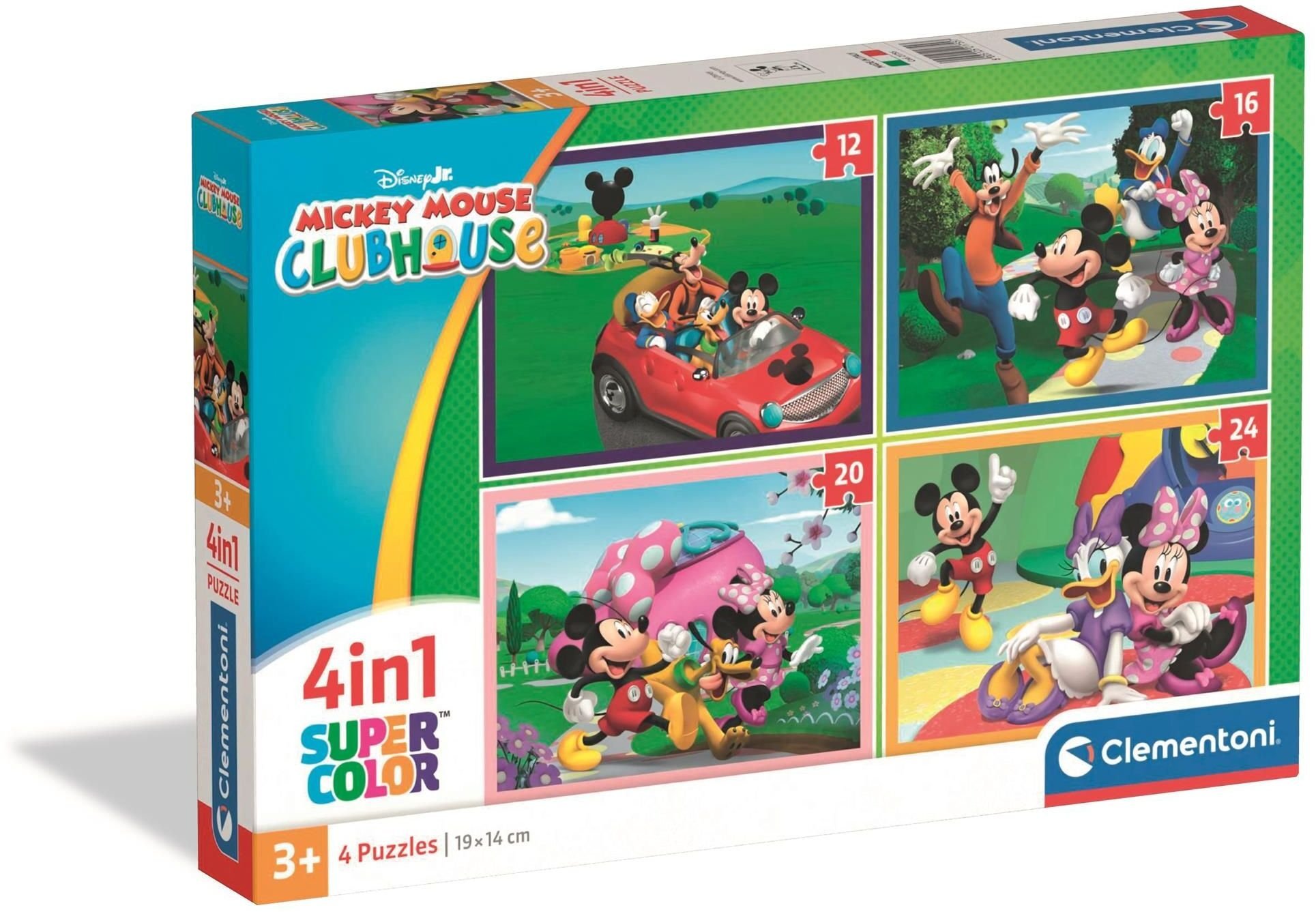 CLE puzzle 4w1 SuperKolor MickeyMouse Clubho.21755