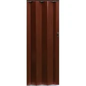 Drzwi wewnętrzne - Drzwi harmonijkowe CRYSTALLINE ROYAL 218 86 x 203 cm mahoń - miniaturka - grafika 1