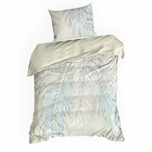 Komplet Pościeli Satynowej 140x200 Premium Liście - Pościel - miniaturka - grafika 1