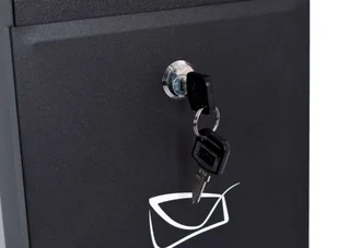 Skrzynka pocztowa na listy Hadvar czarna - Skrzynki na listy - miniaturka - grafika 8