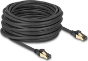 Kable miedziane - Delock DeLOCK RJ-45 network cable Cat.6a S/FTP, with Cat.7 raw cable black, 15 meters, 600 MHz, suitable for industrial and outdoor use - miniaturka - grafika 1