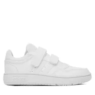Buty dla chłopców - Sneakersy adidas Hoops Lifestyle Basketball Hook-and-Loop GW0436 Biały - miniaturka - grafika 1