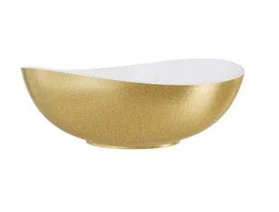 Besco Wanna wolnostojąca Siya Glam 160x92 cm odlew mineralny złoty klik-klak chrom WMD-160-SZ - Wanny Besco Wanna wolnostojąca Siya Glam 160x92 cm odlew mineralny złoty klik-klak chrom WMD-160-SZ - Wanny - miniaturka - grafika 1