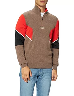 BOSS Męska bluza Zofin, Open Brown240, S - Bluzy męskie - miniaturka - grafika 1