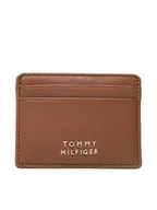 Etui na dokumenty i karty - Tommy Hilfiger Etui na karty kredytowe AW0AW15090 Brązowy - miniaturka - grafika 1