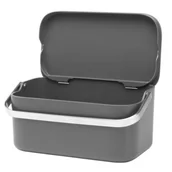 Ściereczki, gąbki, czyściki - Brabantia Pojemnik na odpadki Brabantia grafitowy 117541 - miniaturka - grafika 1