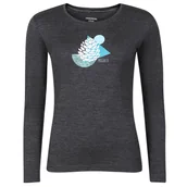 Koszulki sportowe damskie - Damska koszulka Progress Hela "Cone" Rozmiar: M / Kolor: szary - miniaturka - grafika 1