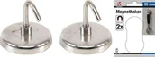 Pozostałe wyposażenie warsztatu - Kraftmann Haki magnetyczne, 34 mm, 2 szt. B.79913 - miniaturka - grafika 1