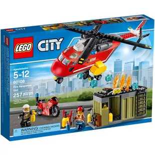LEGO City Helikopter Strażacki 60108 - Klocki - miniaturka - grafika 1