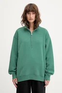 Bluzy damskie - Abercrombie & Fitch bluza damska kolor turkusowy gładka KI152-5342-330 - miniaturka - grafika 1