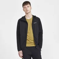 Bluzy męskie - Męska Bluza CRAFT ADV HIT ZIP HOODIE M 1912459-999000 – Czarny - miniaturka - grafika 1