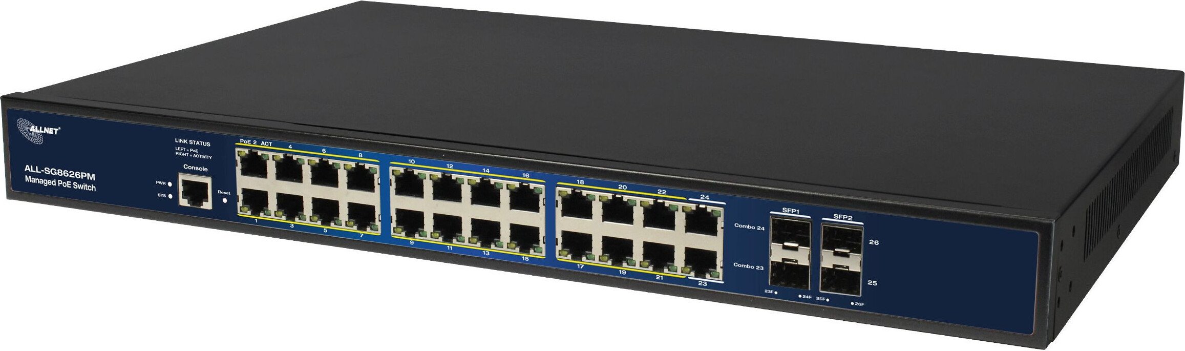 24+4P Allnet ALL-SG8626PM POE+M