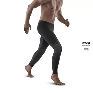 CEP Spodnie kompresyjne męskie TIGHTS ULTRALIGHT czarne - Spodnie sportowe męskie - miniaturka - grafika 1