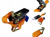 Pasy transportowe - Pas Transportowy 25mm 6m Pasy Transportowe Tuv Gs Atest Z Napinaczem Kpl - miniaturka - grafika 1