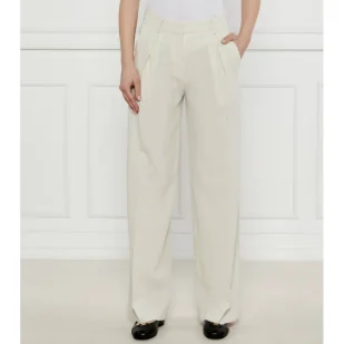 Calvin Klein Spodnie flare fit - Spodnie damskie - miniaturka - grafika 1