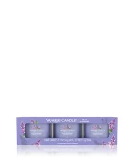 Yankee Candle Lilac Blossoms Signature 3 Pack Filled Votive Świeca zapachowa 111 g - Świece - miniaturka - grafika 1