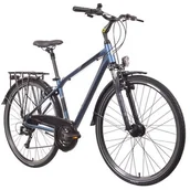 Rowery - Rower trekkingowy INDIANA X-Road 3.0 M23 28 cali męski Niebieski - miniaturka - grafika 1