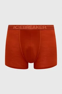 Bielizna sportowa męska - Icebreaker bielizna funkcyjna Anatomica Boxers kolor pomarańczowy IB103029A841 - grafika 1