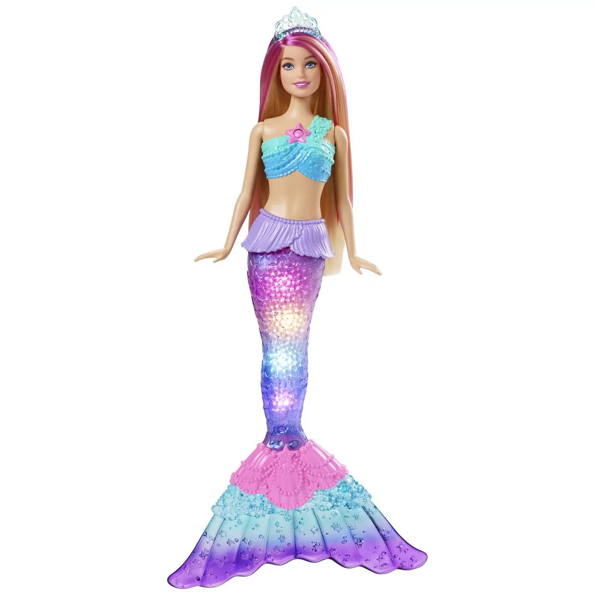 Mattel Lalka Dreamtopia Syrenka Migoczące światełka HDJ36 HDJ36