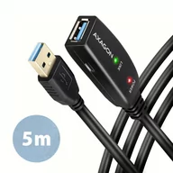 Kable komputerowe i do monitorów - AXAGON ADR-305 USB 3.0 A-M -> A-F aktywny kabel przedłużacz/wzmacniacz 5m - miniaturka - grafika 1