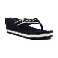 Klapki i japonki damskie - Tommy Hilfiger Japonki wedge beach sandal - miniaturka - grafika 1
